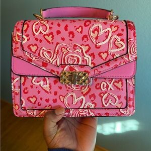 ALDO Pink Heart Patterned Women's Bag